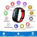 Fitness Tracker Smart Watch Bracelet | 1.14 Color Screen, IP68 Waterproof, Step Calorie Counter, Sleep Monitoring | Activity Tracker for Women Men Kids - Red - Buy Online on SooperMarket.com