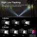 AlpsWolf Rechargeable LED Spotlight Flashlight | 10000mAh Capacity 1200LM | Waterproof Camping Flashlight with USB Output, Power Bank Function | 20h Standby, 3+4 Light Modes - Buy Online on SooperMarket.com