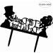 Till Death Do Us Part Cake Topper- Acrylic Mr and Mrs Skull Wedding Cake Topper Halloween Party Decorations Day of the Dead Sign - Buy Online on SooperMarket.com