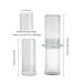 Set of 10 Transparent Shaving Brush Travel Cases - Perfect Gift for Birthdays Holidays & Parties - Buy Online on SooperMarket.com