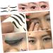 PLAFOPE 240 Pairs Double Eyelid Tape Smoky Eyeliner Stickers Reusable Sticker Eyeliner Adesivo Crease Black - Buy Online on SooperMarket.com