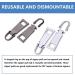 Metal Zipper Pull Replacement - Black Zipper Handle Fixer for Luggage, Suitcase, Backpack, Jacket, Bags, Coat, Boots - Buy Online on SooperMarket.com