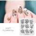 Alexnailart Nail Stamping Plate FL016 - Multi-Pattern Stamping Template for Image Print Nail Art Design - Nail Stamper & Scraper Nails Tool - Buy Online on SooperMarket.com