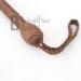 10ft 8 Plait Natural Tan Leather Bullwhip | Indiana Jones Style | Real Cowhide Leather - Buy Online on SooperMarket.com