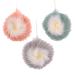 NOLITOY 3 Pcs Two- Ball Bath Sponge Natural Sponge for Women Body Wash Native Mesh Bath Ball Body Sponge Bathroom Accessories Back Loofah Plastic Fiber Scrubber 1 Count (Pack of 1)