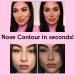 Contour Nose Brush - 2-in-1 U Shape Tool for Precision Sculpting & Defining - Ultra Precision Soft Dual-End Gold Brush for Perfect Nose Contouring - Buy Online on SooperMarket.com