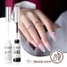 Nail Art Gel Liner Set - Black & White Design Polish Paint - 2Pcs 8ml Soak Off Curing Gel Polish with Thin Brush - DIY Home Salon French Manicure - Buy Online on SooperMarket.com