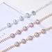RayMinsino Pet Zircon Flower Diamond Necklace Adjustable Dress Up Collar Cat and Dog Jewelry Necklace Suitable for Small and Medium Cats and Dogs Small Silver - Buy Online on SooperMarket.com