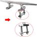 SHENGHUISS 8 inch Boat Dock Cleat Stainless Steel 316 - 4 Pack | Marine Deck Rope Cleats with Fasteners - 2 Pack - Buy Online on SooperMarket.com