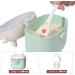 Bebamour Baby Milk Powder Dispenser Pot - 230g Formula & Snack Dispenser - Light Green Cow Design - Buy Online on SooperMarket.com