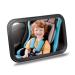 Baby Car Mirror Safest Shatterproof Back Seat Mirror For Car Baby Rear View Car Mirror for Your Backseat 100% Shatterproof Adjustable to See Rear Facing for Infants Kids and Pets Black