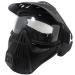 IndependentThose Tactical Paintball Mask Airsoft Masks, for Airsoft BB Hunting, CS Game Paintball Full Face Tactical Gear, Impact Resistant with Goggles, Motocross Skiing Outdoor Activities Black/Clear Lens