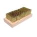 CJBin brass brush durable copper brush rust protection copper cleaning brush surface brush ski for skiing cleaning polishing (straight)