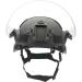 Airsoft MICH 2000 ACH Tactical Helmet with Clear Visor, NVG Mount & Side Rail - Black - Buy Online on SooperMarket.com
