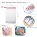 FULINJOY 6 PCS Exfoliating Mesh Soap Saver Pouch Bag for Face Cleansing - White Drawstring Pouch (Color Random) - Buy Online on SooperMarket.com