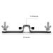 Julius Studio 2 Pack Backdrop Support System Cross Bar Mounting Hardware Set - JSAG364 - Buy Online on SooperMarket.com