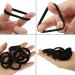 ILamourCar 50 Seamless Cotton Hair Elastics for Girls, Babies, and Women - Black - Buy Online on SooperMarket.com