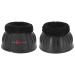 Covalliero bell boots rubber with fur edge black pony