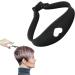 Hairline Shaping Tool | Hairline Shaping Haircut Bands Tool - Adjustable Curved Silicone Haircut Bands for Hair Salons and Home Black - Buy Online on SooperMarket.com