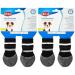 TRIXIE 19523 Dog Socks Anti-Slip M-L 2 pcs. Black (Pack of 2) Black Medium / Large (Pack of 2)