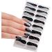 Ruarby French Tip Press on Nails Medium Almond False Nails Tips Detachable Full Cover Stick on Nails Glossy Nude False Nails - Buy Online on SooperMarket.com