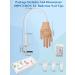 Flexible Silicone Practice Hand for Acrylic Nails with 100PCS White Nail Tips - Buy Online on SooperMarket.com