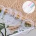 Vicloon Silicone Baby Dummy Pacifier Holder Clip Adapter - 12Pcs Transparent White - Buy Online on SooperMarket.com