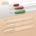 50pc Clear Fan-shaped Nail Art Swatches Sticks for Practice and Display - Keilend - Buy Online on SooperMarket.com