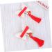 ibasenice 2 Pairs Chinese Style Hairpin Tassels Barrettes Party Hair Clip Kids Hairpin for New Year Bows Hair Clips New Year Bobby Pin Japanese-style Hairpin Child Girl Side Clip - Buy Online on SooperMarket.com