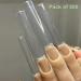 Pack of 500 Artificial Nail Tips French Acrylic Style UV Gel Fake Nail Full Cover Artificial Fingernails Tip Fake Art Nails Suitable for Both Beginners & Experienced Nail Artists Clear - Buy Online on SooperMarket.com