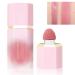 HERBENJOY Cream Blush Soft Blushers For Cheeks Make Up Skin Tint Liquid Blush For Mature Skin Lightweight Breathable Feel Dewy Finish Smudge Proof (#LOVE CAKE) #LOVE CAKE 1 ml (Pack of 1)