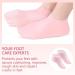LNQ LUNIQI 1 Pair Silicone Socks Feet Moisturising Socks Callus Socks Anti Cracked Feet Gel Socks Moisturising for Callus Removal Spa Foot Care Foot Mask Pink - Buy Online on SooperMarket.com