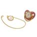 Gold Baby Pacifier Set - Rhinestone Covered Lightweight Pacifier for 6-18 Months - Perfect for Home Use (Letter B) - Buy Online on SooperMarket.com