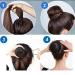 AsggBah 3pcs Colored Hair Net Bun Covers with Flower Deco | Dance Snood Hair Accessories for Dancers & Skaters - Large Size - Buy Online on SooperMarket.com