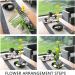 5Pcs 34mm Japanese Ikebana Kenzan Flower Frogs Set - Flower Arrangement Holders - Buy Online on SooperMarket.com