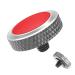 JJC Camera Soft Release Button, Shutter Button for Fuji Fujifilm X-T5 X-T4 X-T3 X-T30 X-T30 II X-T20 X-PRO3 X100V X100F X-E4 X-E3 Sony RX1R II RX10 IV III Leica M10 M9 Nikon Df F3 Gray & Red