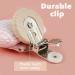 Smarbore 4 Pack Pacifier Clips - Universal Binky Holder Leash for Boys and Girls - Multicolored - Keep Pacifiers & Teethers in Place - Buy Online on SooperMarket.com