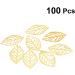 200 pcs Leaves India Hanging Leaf Headwear Tree Flatback Making Bracelet Craft for DIY Bride Silver 2*3.4cmx3pcs Goldenx3pcs - Buy Online on SooperMarket.com
