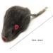 QUOZUO Cat Mouse Toys Rattle Furry Cat Mice Pet Toys with Rattles for Pet Cat Kitten 16pcs Black and white - Buy Online on SooperMarket.com