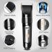 BOMPOW Electric Hair Clippers Trimmer Kit with Adjustable Speeds & 6 Guide Combs - Black - Buy Online on SooperMarket.com