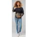 Happy Mama Maternity Nursing Cotton Sweatshirt | Zip Front Colorblock | Graphite & Black - Buy Online on SooperMarket.com