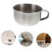 Minkissy 3-Piece Shaving Set - Metal Razor Bowl & Wooden Shaving Cup - Rustproof Steel Gift for Men - Buy Online on SooperMarket.com