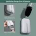 Hibbent 3 Pack Silicone Toilet Bowl Brush Set with Ventilated Holder - Grey | Bathroom Deep Cleaning Kit for Flexible Scrubbing - Toilet Scrubber - Buy Online on SooperMarket.com