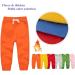 CuteOn Unisex Kids Elastic Waist Cotton Warm Trousers - 1 Year, Orange - Buy Online on SooperMarket.com