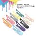 Elegant 2 Inch Metal Snap Barrettes for Girls - Cute Candy Color Hair Clips for Kids, Teens, and Women - Aesthetic Hair Accessories for Fine/Thick Hair - Buy Online on SooperMarket.com