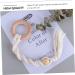 Ibasenice 9 pcs Wooden Infant Teething Toys | Safe Pacifiers for Children - Buy Online on SooperMarket.com
