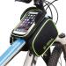 AIXIN B-Soul Bike Tube Frame Bag Saddle Bag | Waterproof Green | 6.2Inch Touchscreen Phone Holder for Bicycle Riding - Buy Online on SooperMarket.com