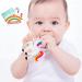 HAOBAOBEI Infant Unicorn Teether Toy - Natural Organic Silicone Teething Toy for Infants and Toddlers - Freezer Safe - White (1 Pack) - Buy Online on SooperMarket.com
