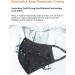 Adjustable Breathable Sport Face Mask Black 2 Pack | Reusable Washable Comfort Mask for Men Women Youth - Buy Online on SooperMarket.com