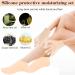 LINXINS 2 Pairs Pedicure Silicone Socks & Gloves Silicone Socks for Cracked Feet Women Foot SPA Pedicure Silicone Socks for Repairing Dry Feet Cracked Heels and Softening Rough Skin - Buy Online on SooperMarket.com